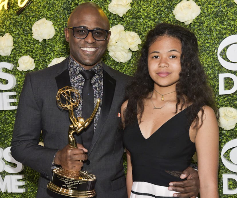 Fans believe that the Fox on 'The Masked Singer' is Wayne Brady (pictured here with daughter Maile)....