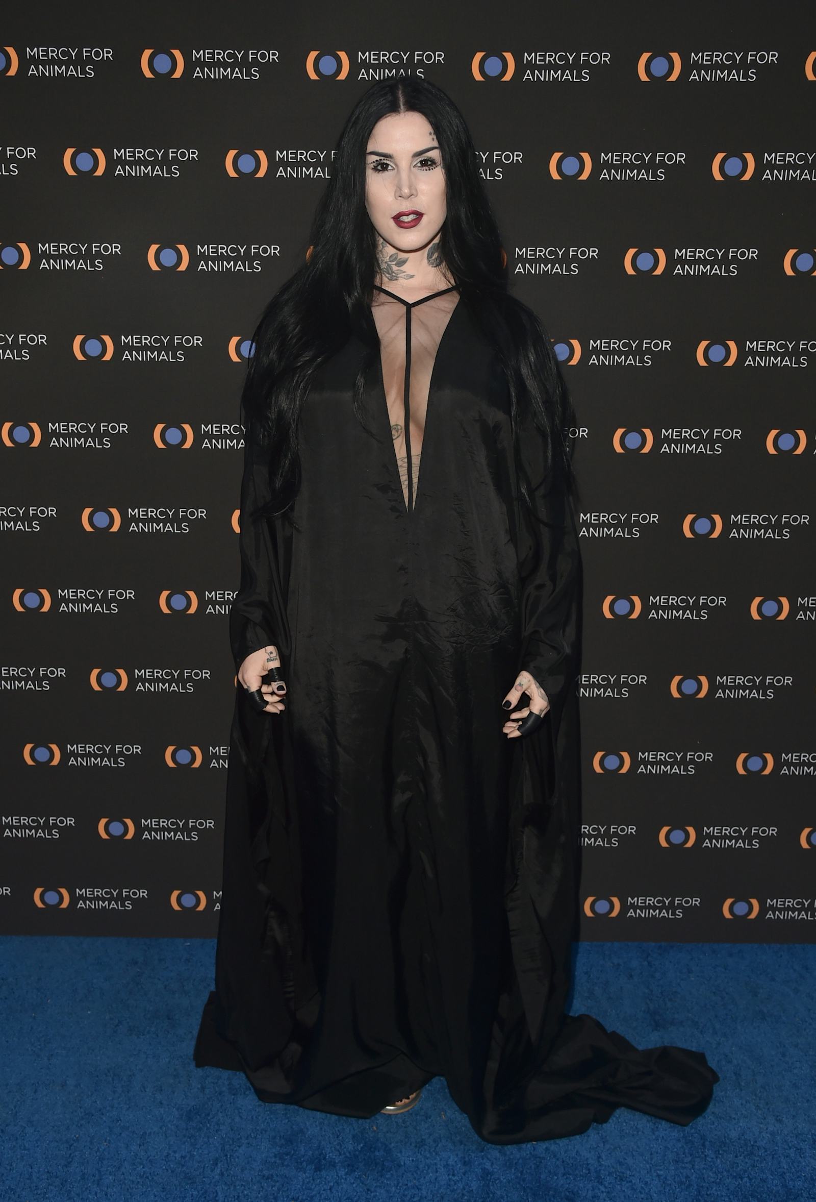 Kat Von D's New Tattoo Completely Blacks Out Her Arm