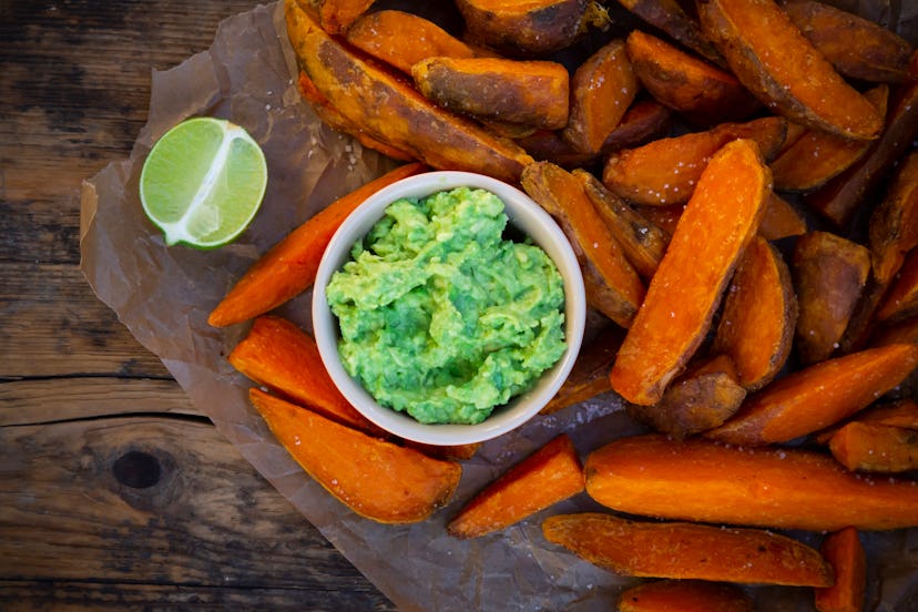 Sweet potatoes are good for your gut.