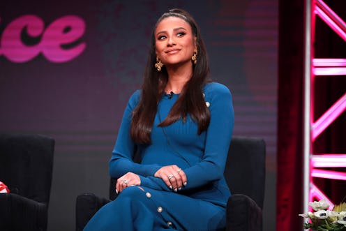 Shay Mitchell promoting 'Dollface' at the Hulu 2019 Summer TCA Press Tour