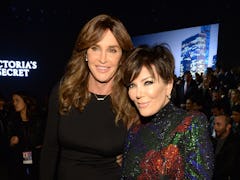 Caitlyn Jenner and Kris Jenner attend the Victoria's Secret Fashion Show.