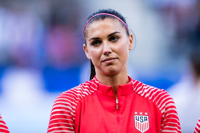 Pregnant Alex Morgan revealed Tuesday whether she'll play in the 2020 Summer Olympics.