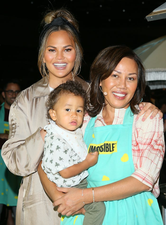 Chrissy Teigen's mom Vilailuck lives with her and helps take care of kids Miles and Luna