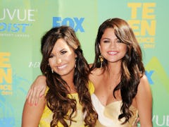 Selena Gomez & Demi Lovato at the Teen Choice Awards
