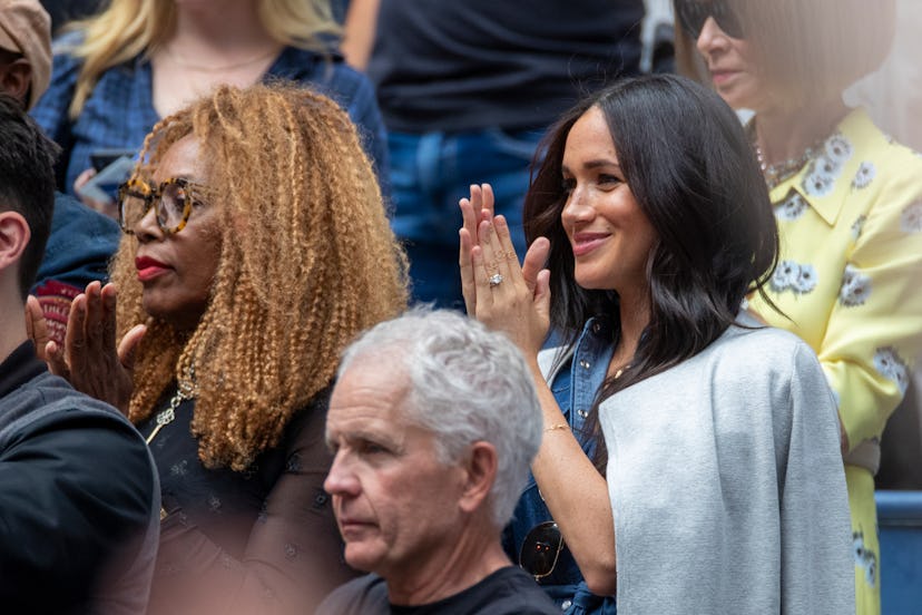 Meghan Markle cheers on her friend Serena Williams at the 2019 U.S. Open