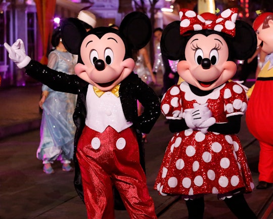 mickey mouse and minnie mouse