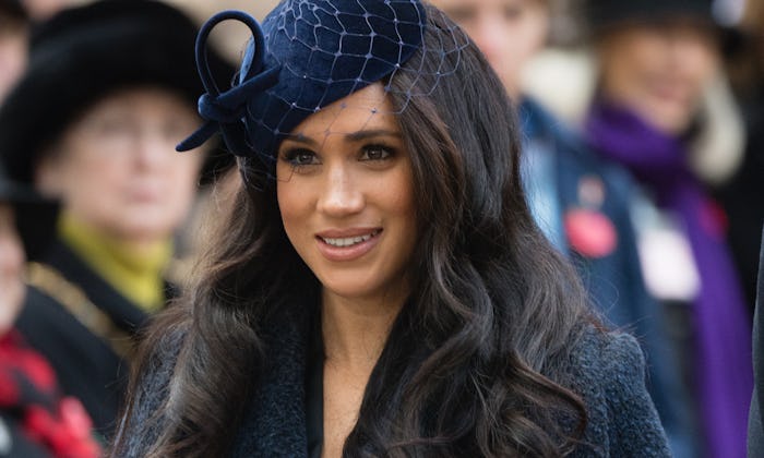 Meghan Markle's makeup mishap became a souvenir for one royal well wisher.