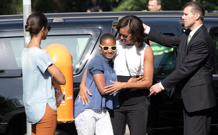 Michelle Obama dropped her youngest daughter Sasha off to college earlier this year. 