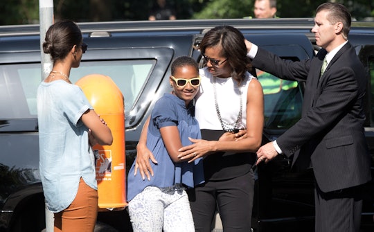 Michelle Obama dropped her youngest daughter Sasha off to college earlier this year. 