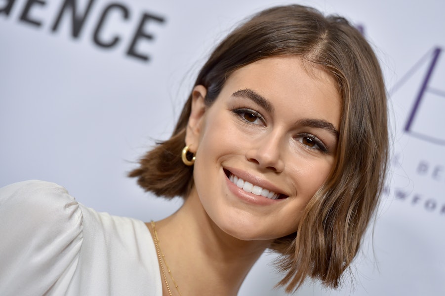Kaia Gerber's Colorful French Manicure Will Inspire Your Own Holiday Nails