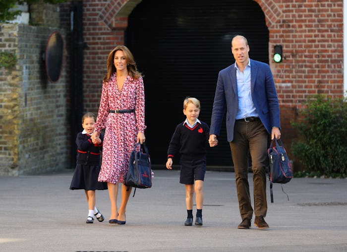 Prince William talks to Prince George and Princess Charlotte about homelessness.