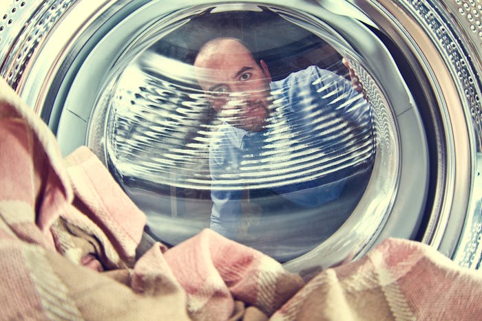 Dad thinks his baby is in the wash after seeing face on t-shirt