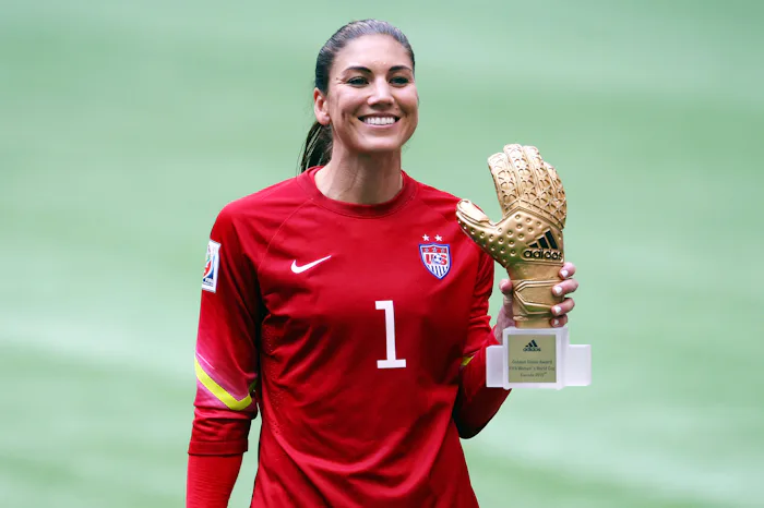 Former U.S. soccer star Hope Solo revealed she's pregnant with twins Monday.