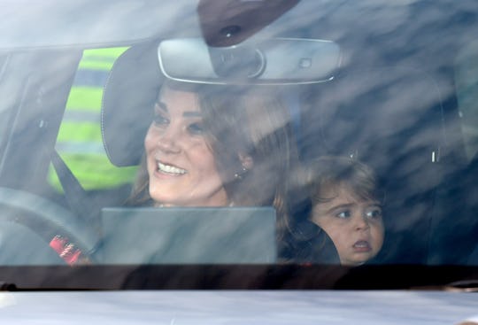 Kate Middleton and Prince William took their three kids to the Queen's annual Christmas lunch.