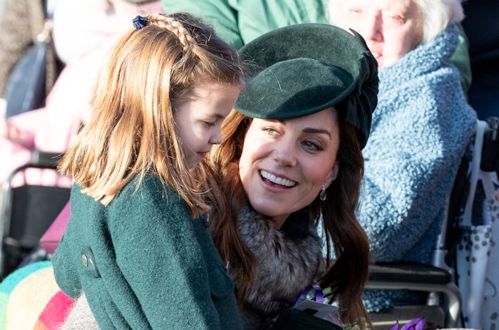 Princess Charlotte performed her first official public curtsy for the Queen this Christmas.