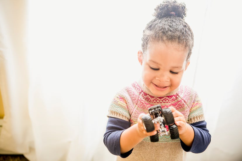 Experts say your toddler's obsession with trucks could help their development