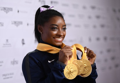 Simone Biles became the most decorated gymnast in World Championships history in October 2019