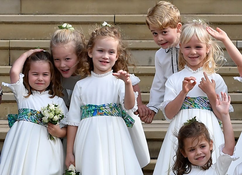Princess Charlotte and Prince George were in Princess Eugenie's wedding 
