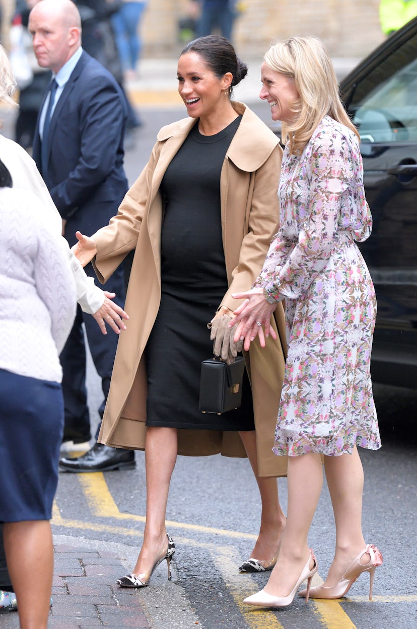 Meghan Markle wore cow print pumps in 2019. 