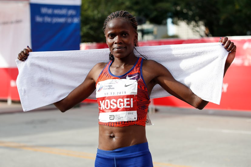 Kenyan runner Brigid Kosgei beat Paula Radcliffe's women's marathon record 