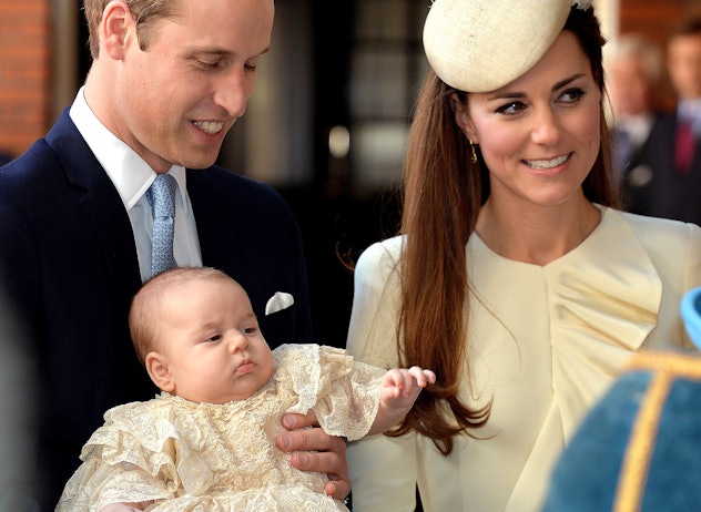 2013 saw the birth of future king, Prince George — he got christened a few months later. 