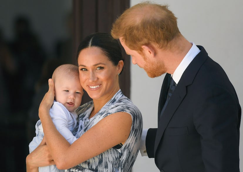 Baby Archie made his public debut in South Africa