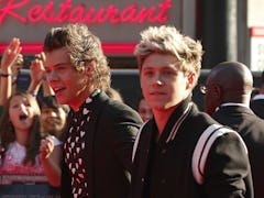 Harry Styles and Niall Horan hit the red carpet.