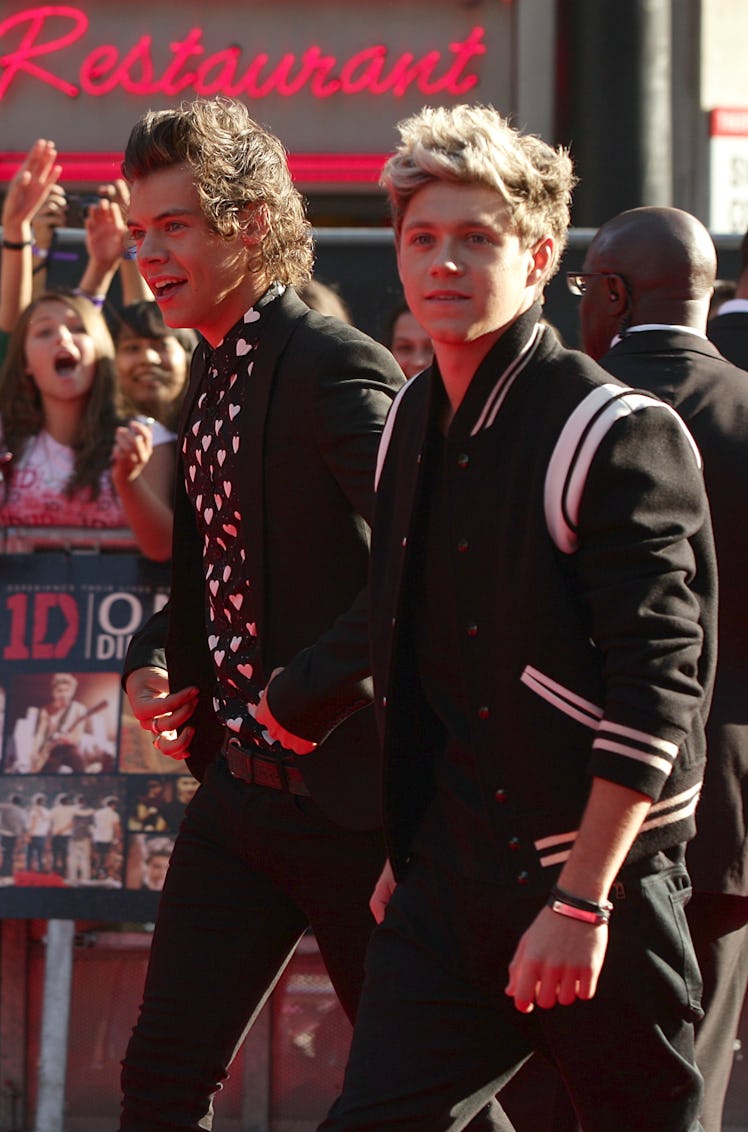 Harry Styles and Niall Horan hit the red carpet.