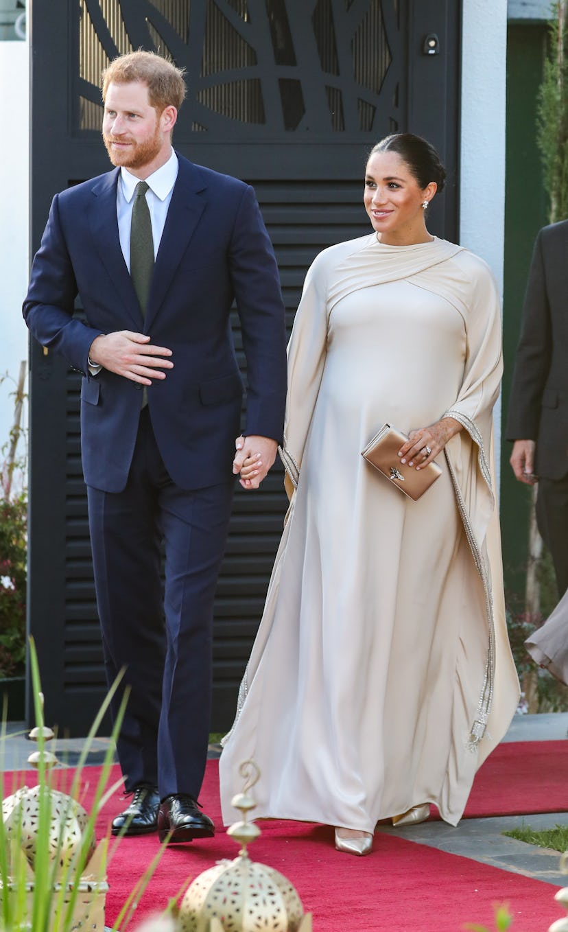 Meghan Markle wore custom Dior while in Morocco. 