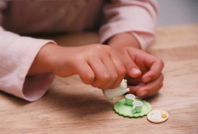 A love for playing with tiny teacups is part of why kids love miniature things.