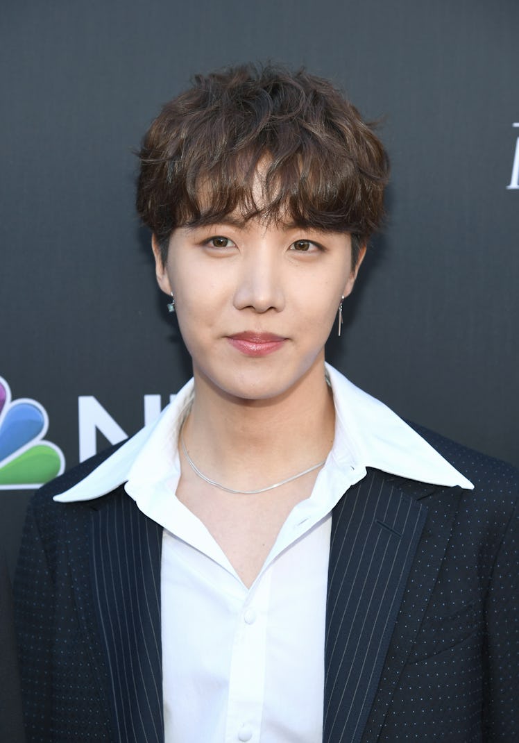 BTS' J-Hope piercings are on full display at the 2019 Billboard Music Awards.