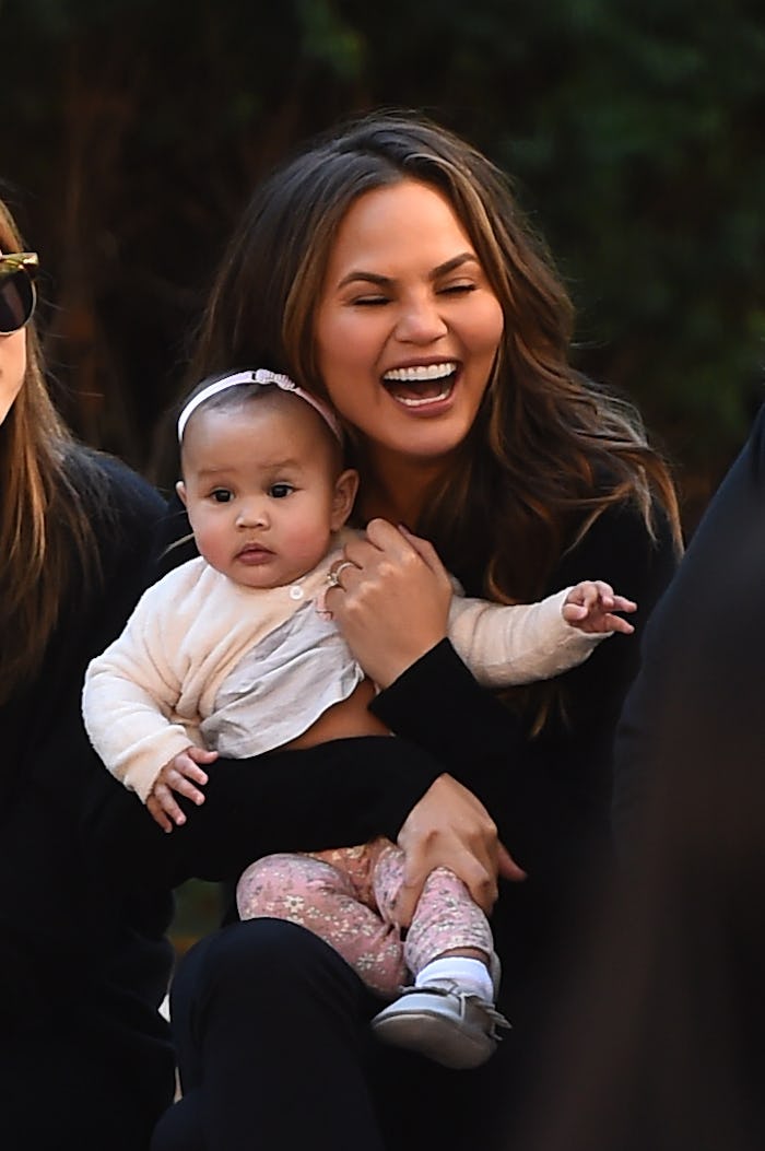 Chrissy Teigen recently revealed to fans that she and John Legend didn't choose Luna's name until tw...