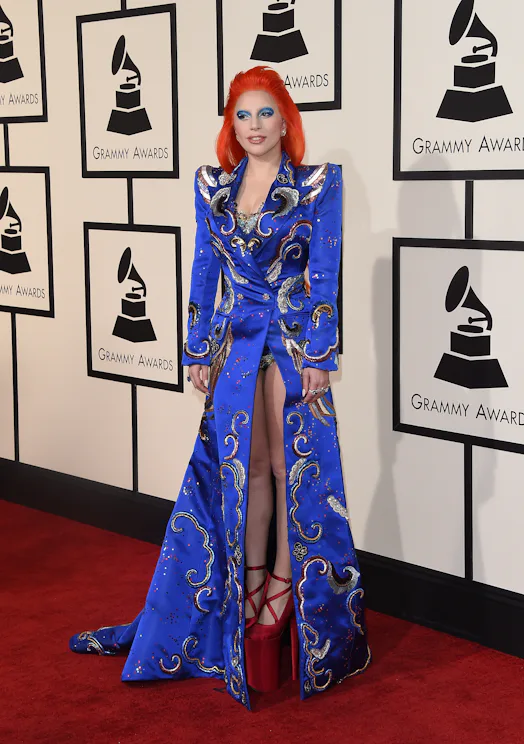 lady gaga dress grammy Of Course Lady Gaga Makes a Statement in Feathered Gown at Grammys 2026