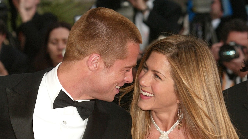 The Reported Reason Brad Pitt Went To Jennifer Anistons Birthday
