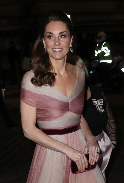 Kate Middletons Pink Gucci Dress At The 100 Women Finance Gala Dinner 
