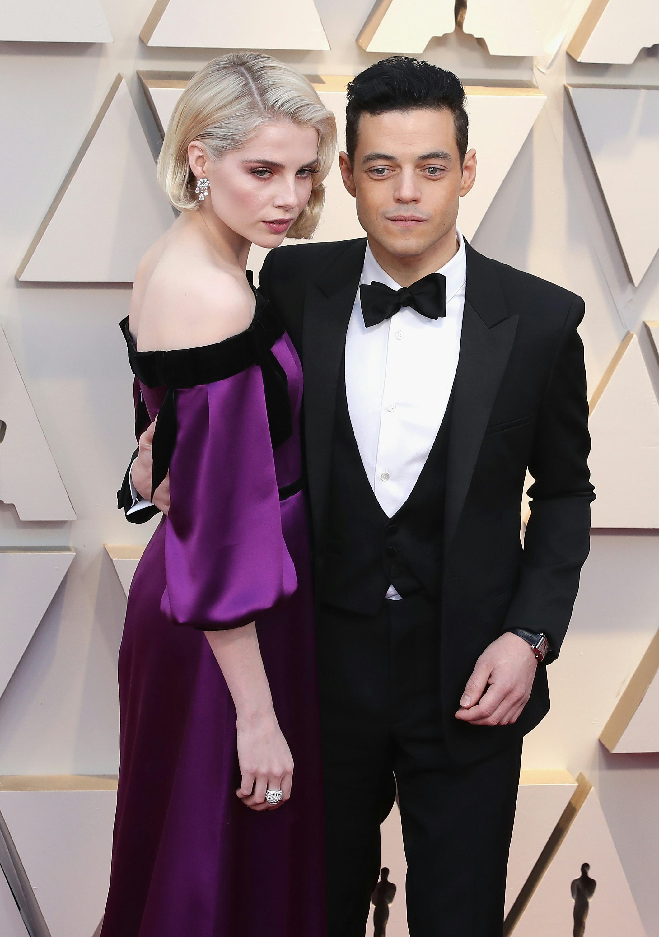 lucy boynton oscars dress