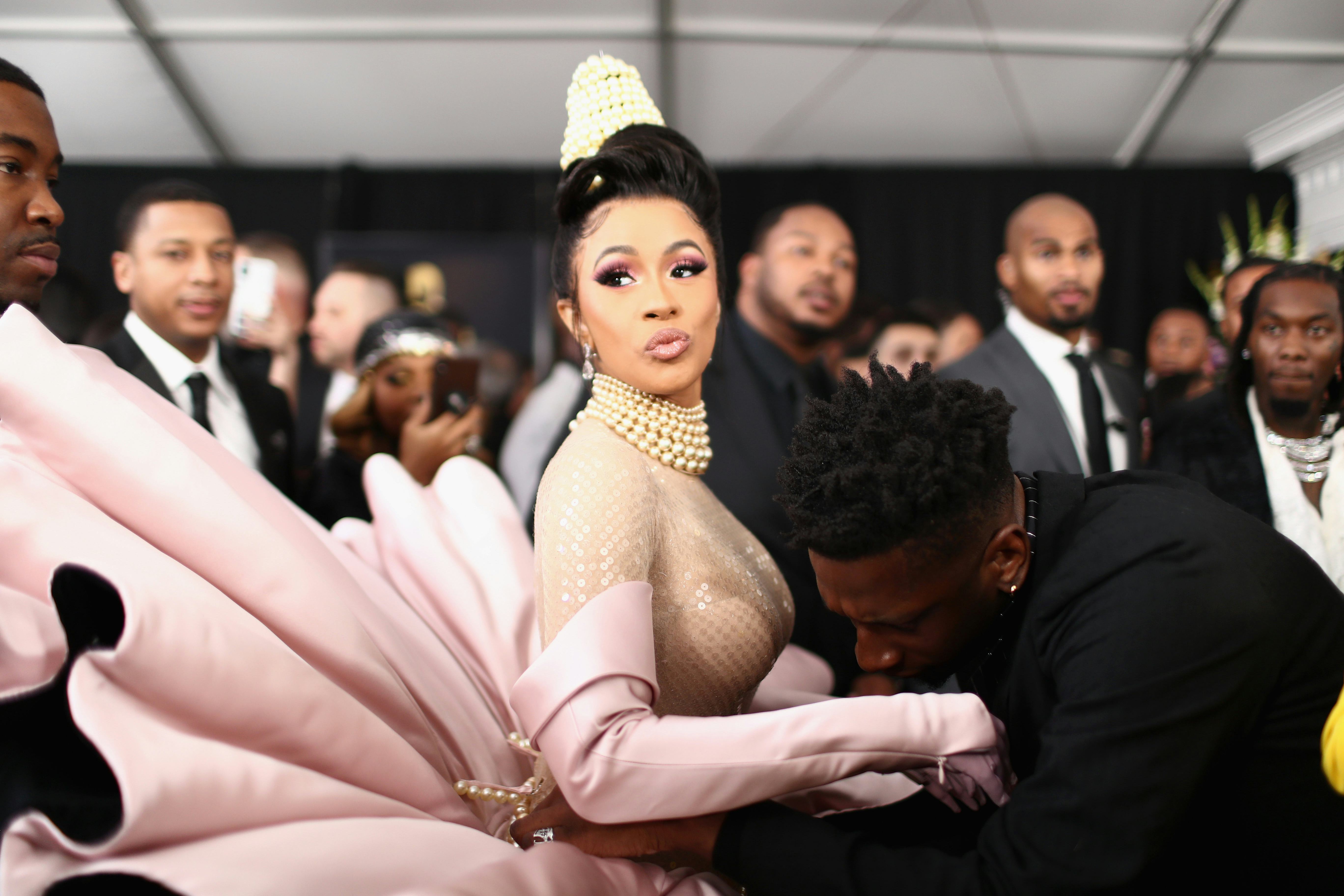 Cardi B's First Family Photo With Kulture & Offset Shows The Trio On ...