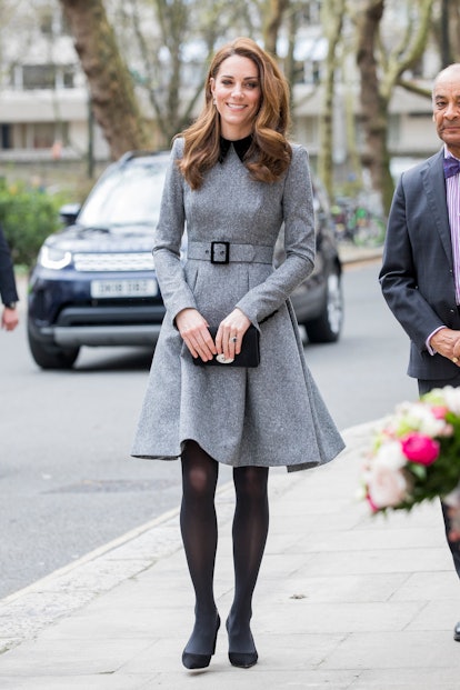 Kate Middleton’s Gray Coat Dress Was The Perfect Piece For Her First ...