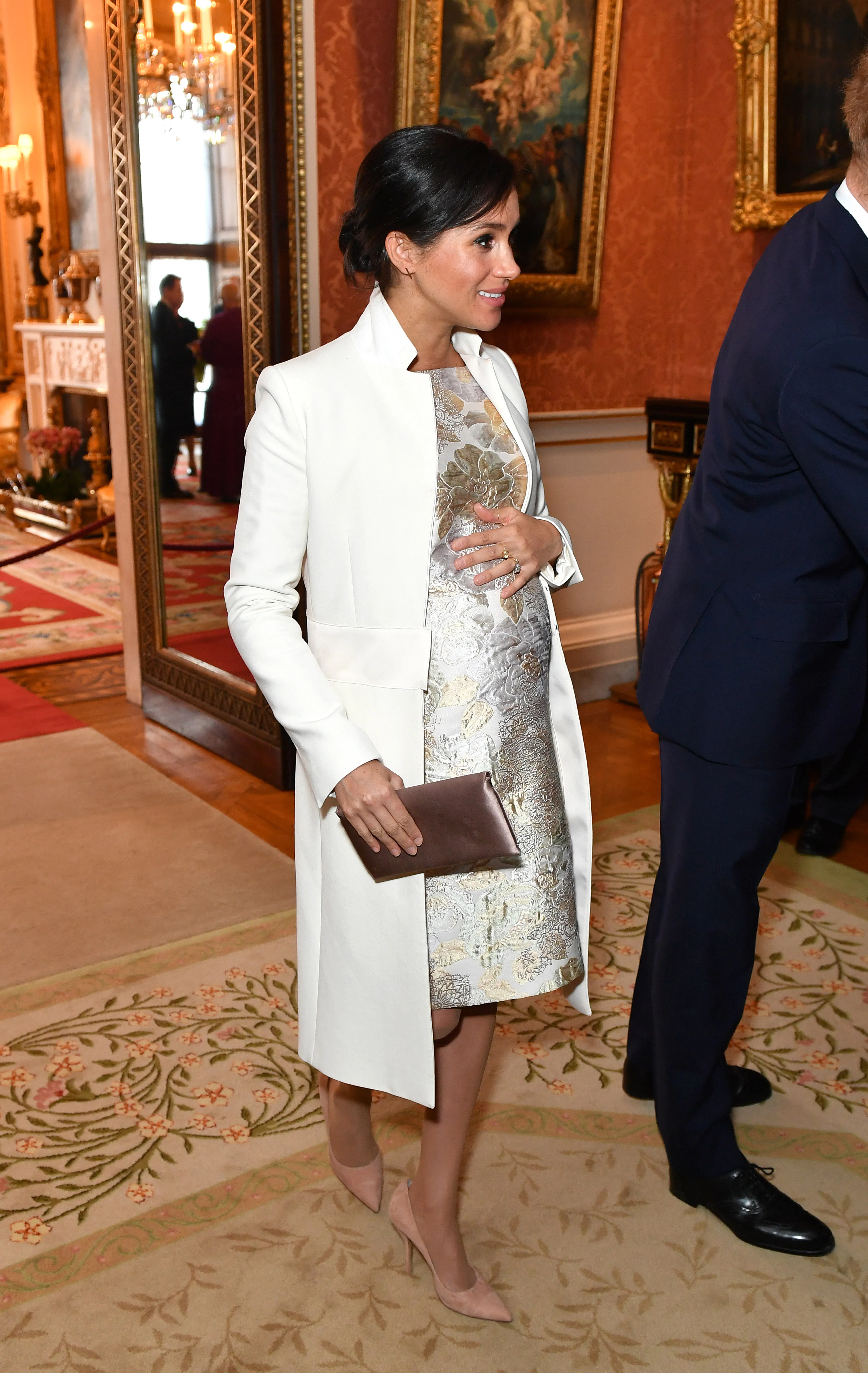 meghan markle white jacket
