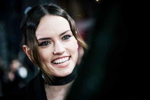 Actress Daisy Ridley smiling