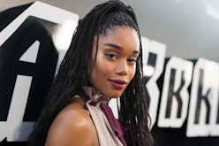 Laura Harrier posing for a photo