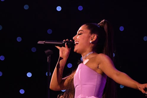 Ariana Grande performing for the International Women's Day