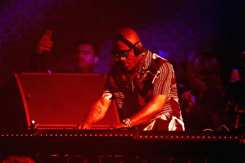 Idris Elba during his DJ performance