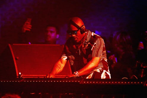 Idris Elba during his DJ performance