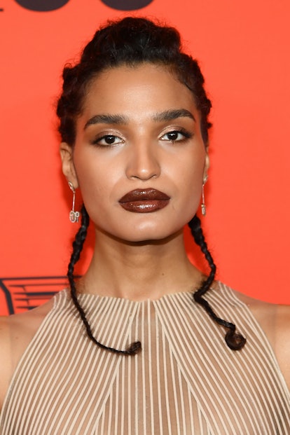 Indya Moore with jumbo cornrows at the 2019 Time 100 Gala