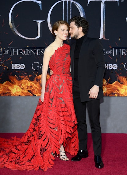 Kit Harington & Rose Leslie's Body Language At The 'Game Of Thrones ...