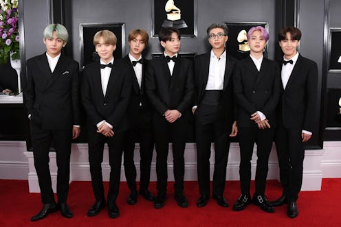 All BTS boy band members in formal suits