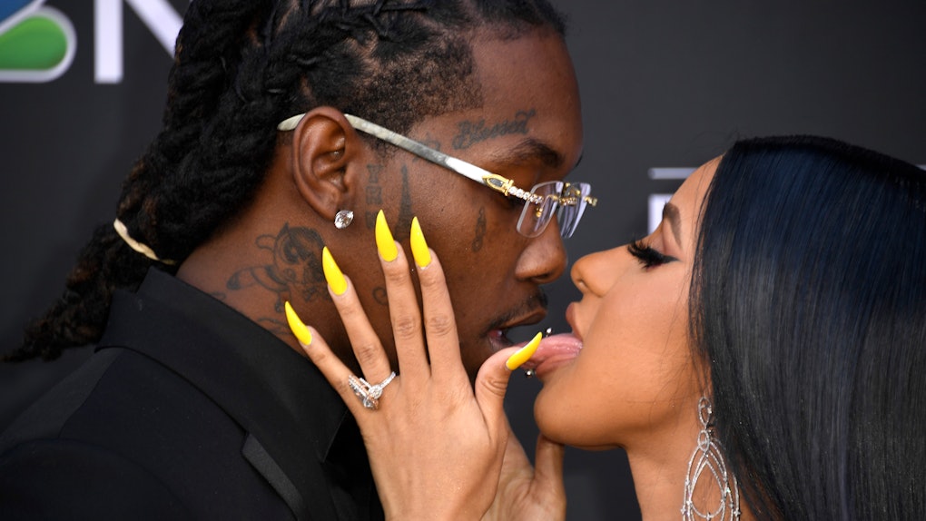 Cardi B Offset S Body Language At The 2019 Bbmas Was Extra In