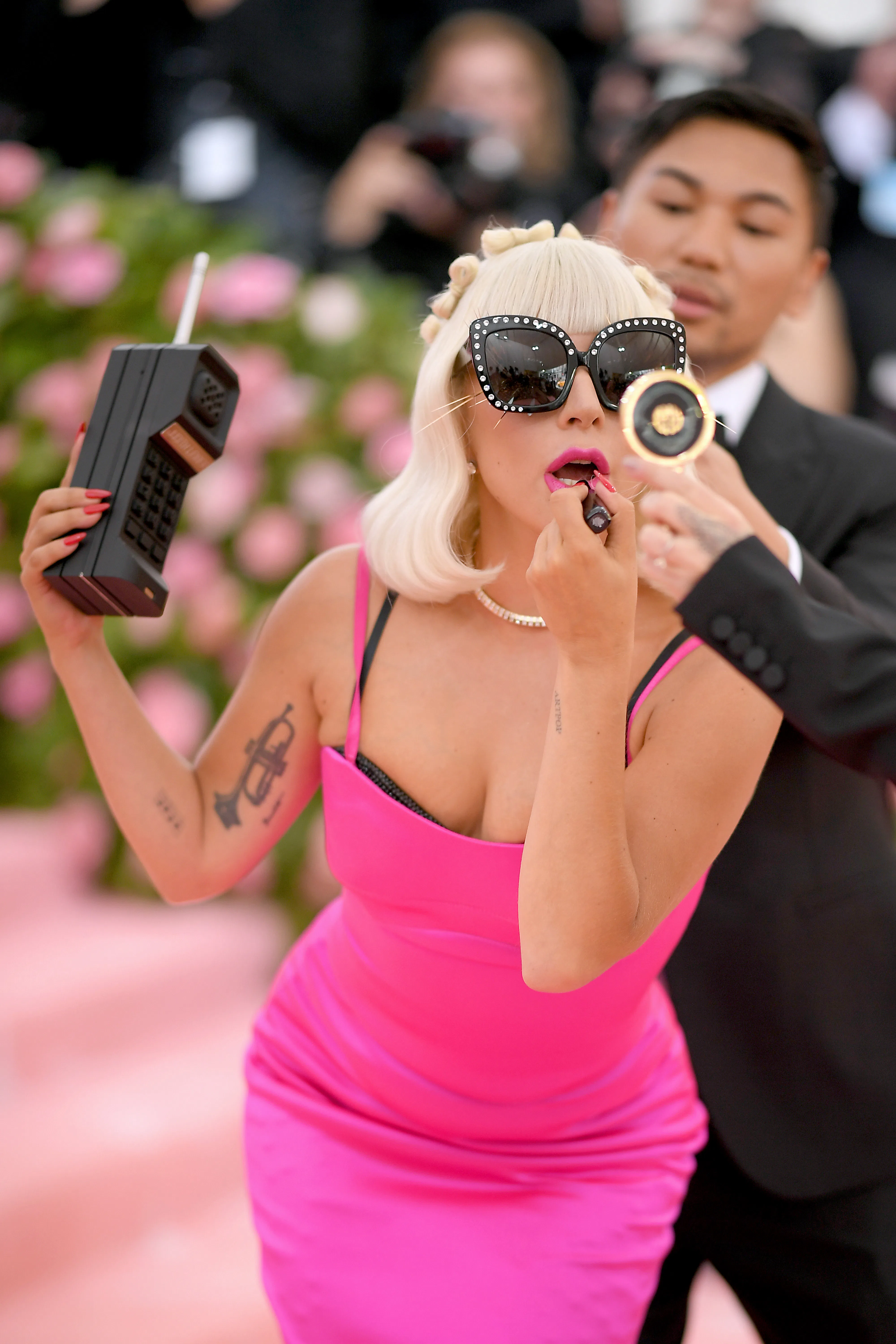 lady gaga pink dress met gala Lady gaga met gala 2019