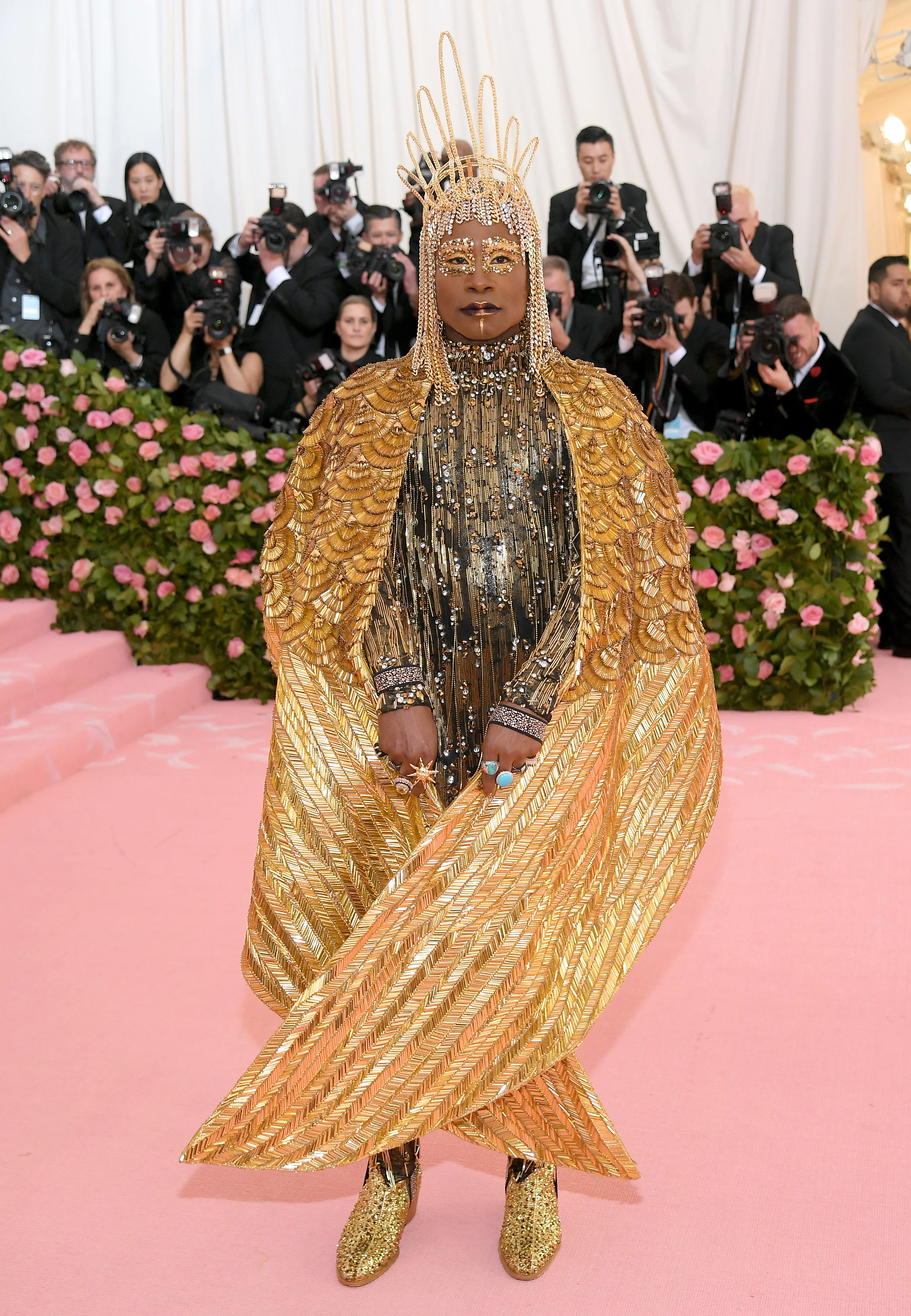 billy porter sequin dress Category is: pure elegance. See Billy Porters stunning 2019 Oscars custom-made tuxedo gown designed by Christian Siriano (@csiriano), up close on view at the Academy Museum